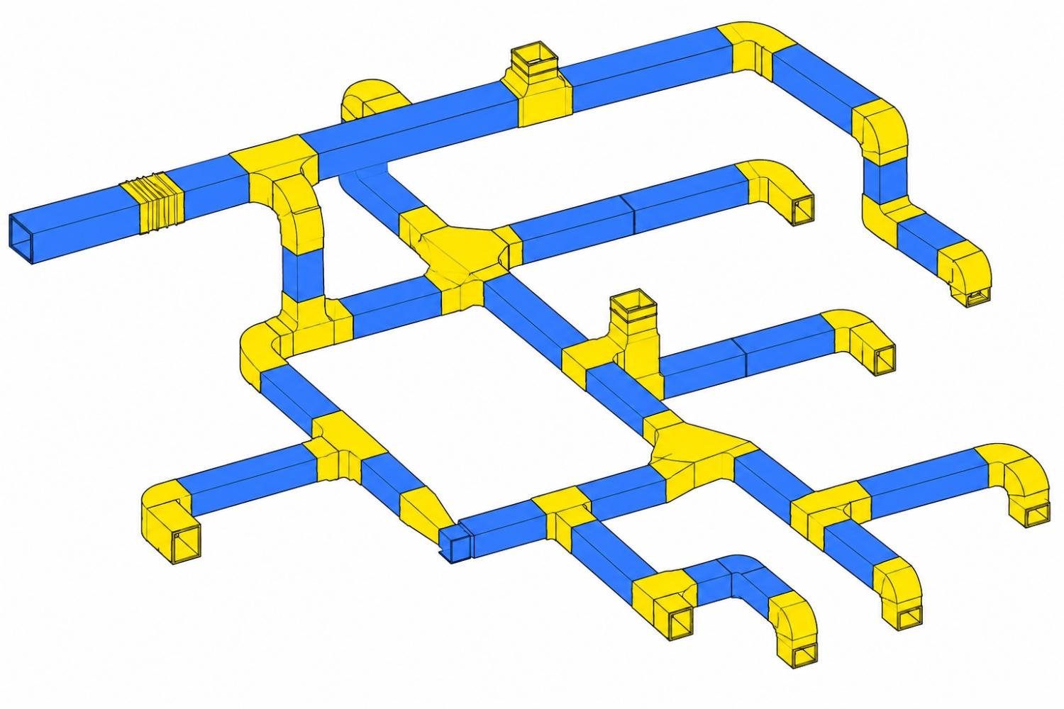 Mech-Q Ducting layout