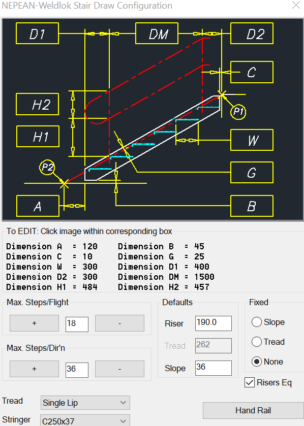 NEPEAN-Weldlok Steel Stairs Software