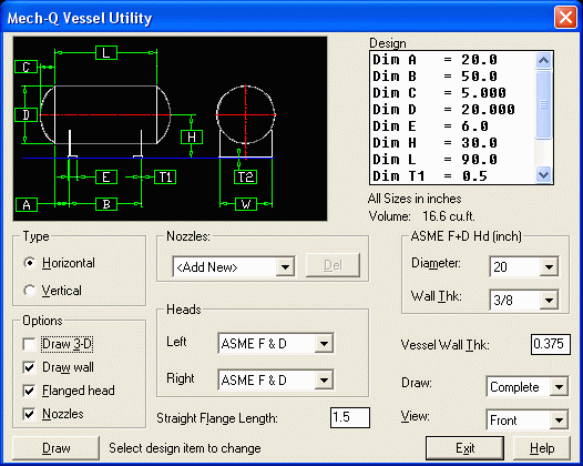 Mech-Q vessels software